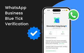 WhatsApp business bluetick 