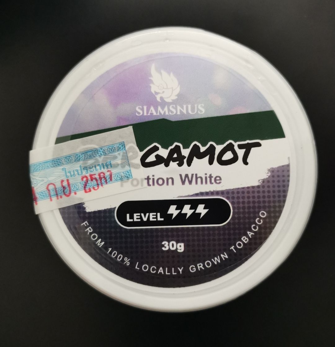 Siamsnus Bergamot Portion White ( Nicotine: 12mg/g 30 Pouches )