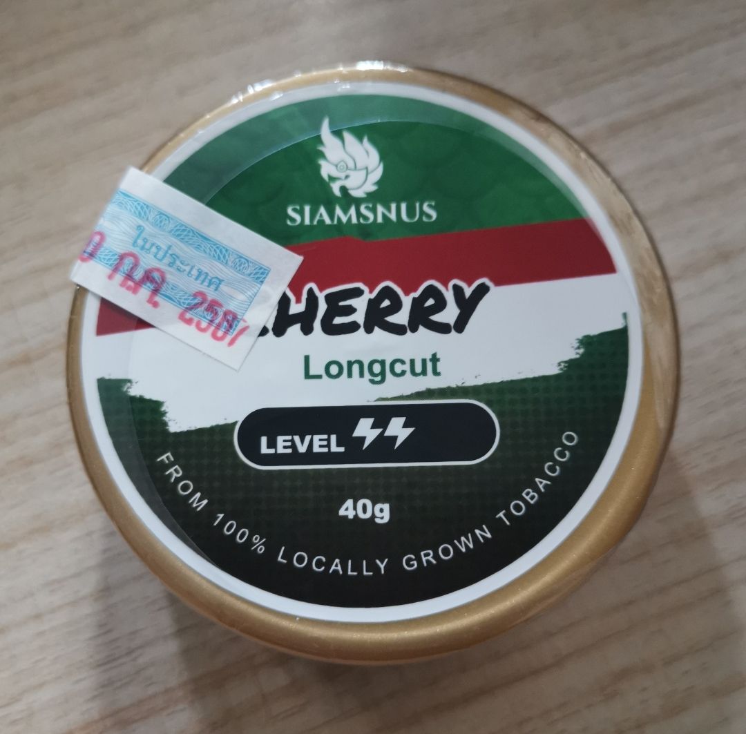 Siamsnus Longcut Cherry ( Nicotine: 16mg/g 40 gram of Longcut )