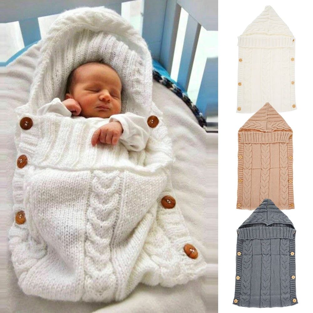 winter new baby swaddle blanket wrap