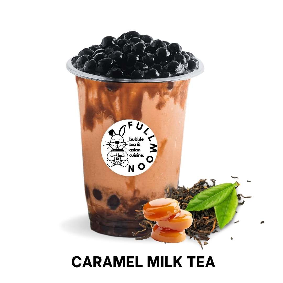 Caramel bubble tea 