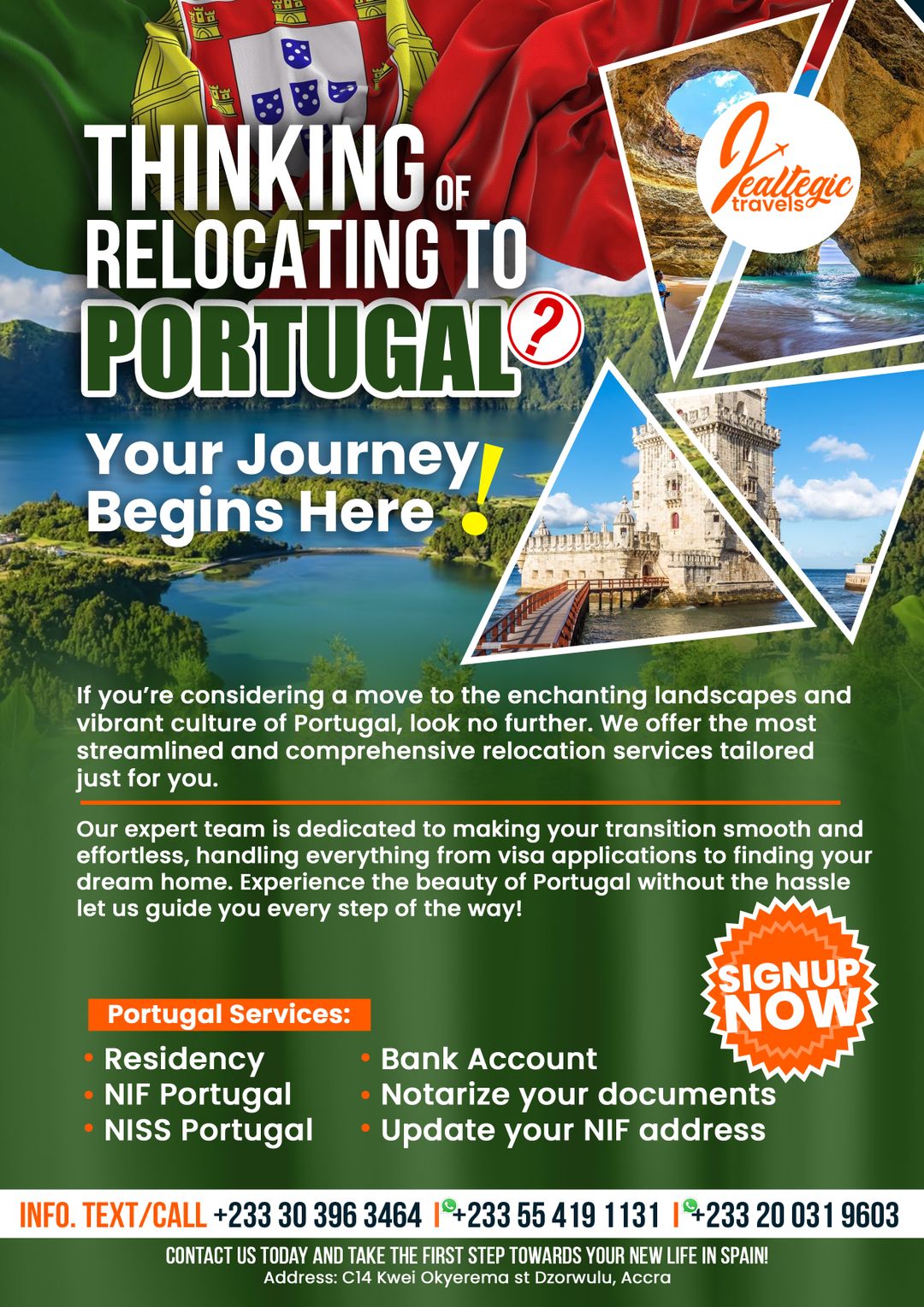 Are Thinking of relocating to Portugal? Your journey begins here.