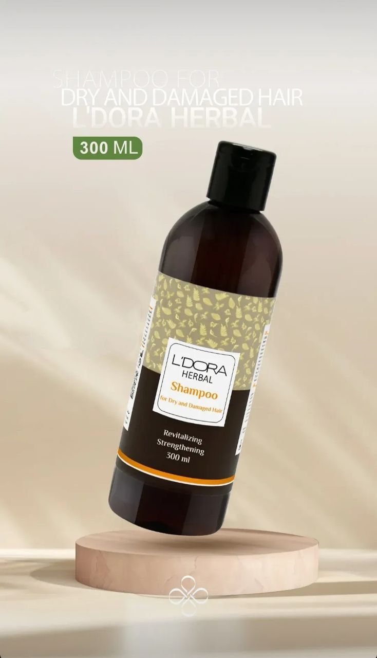 L'DORA HERBAL SHAMPOO FOR DRY AND DAMAGED HAIR, 300ml