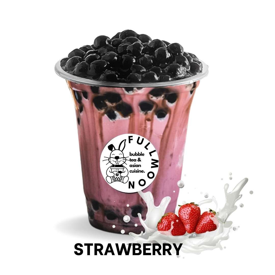 Strawberry bubble tea 