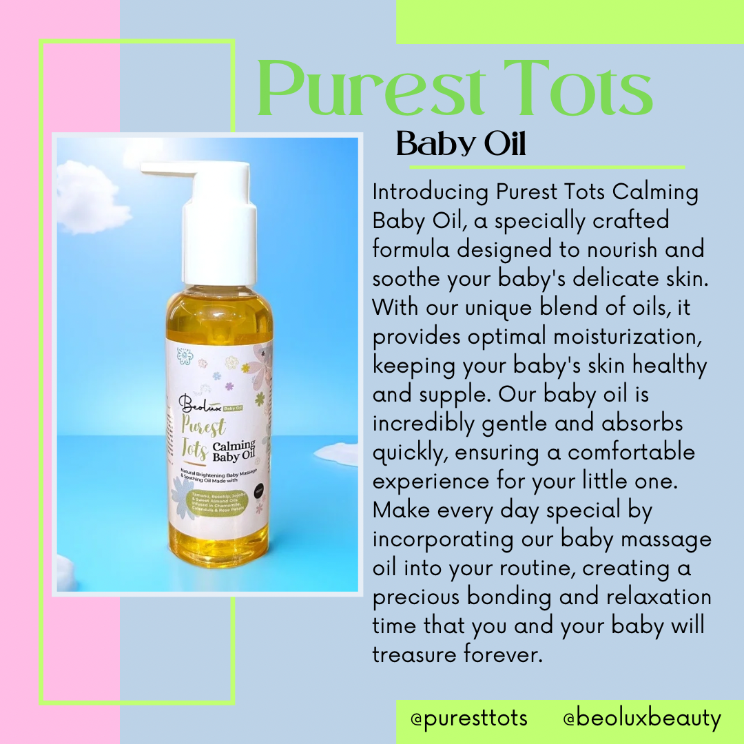 Purest Tots Baby Oil 