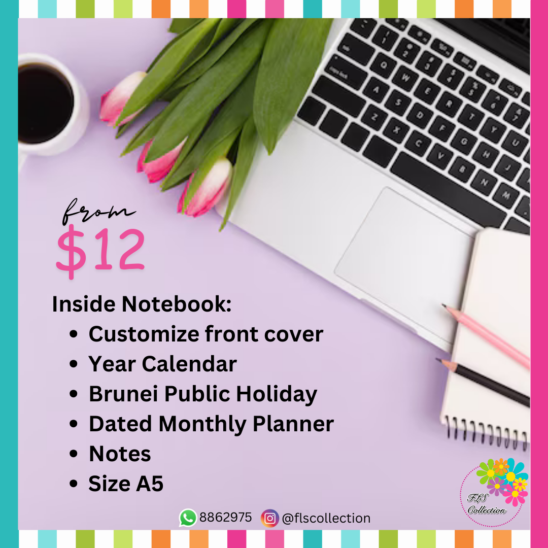 2025 Monthly Planner Notebook