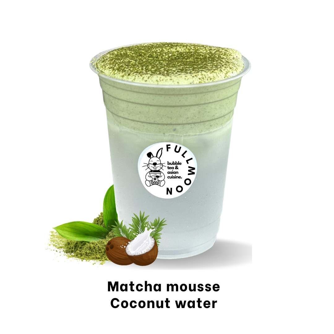 Matcha Mouse w/Coconut water 