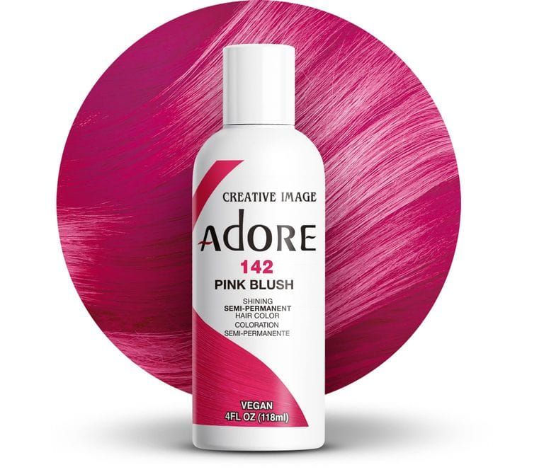 Adore Pink Bush 142 – Coloration de cheveux semi-permanent 118ml