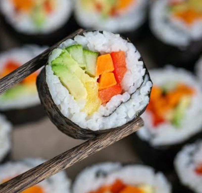 Veg Rainbow Roll