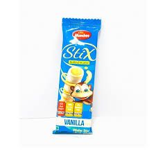 MUNCHEE STIX VANILLA 20G (ROLLED WAFER STICKS)