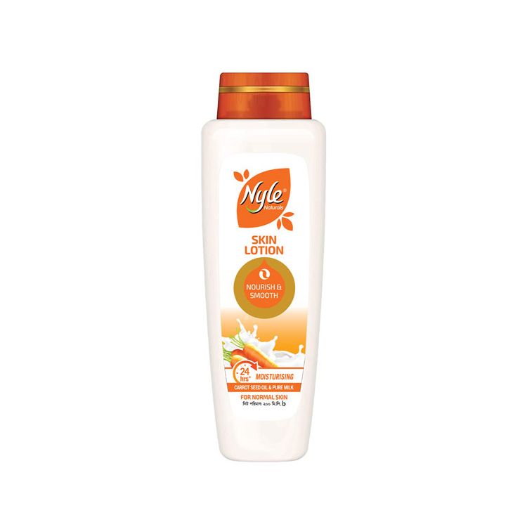 NYLE NOURISH & PROCTECT CARROT SEED OIL & PURE MILK 200ML (PROTECTION BODY LOTION)