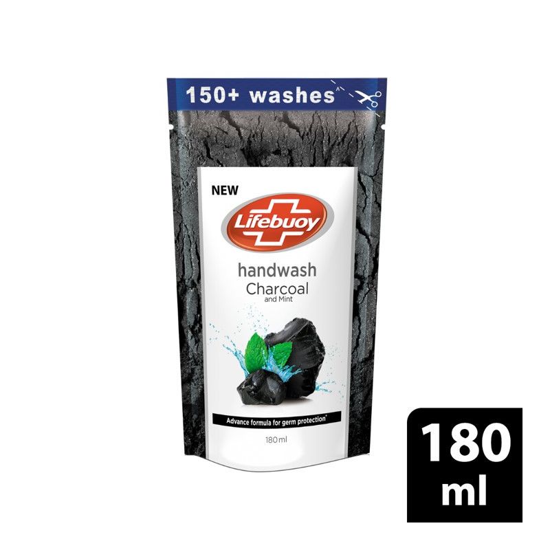 LIFEBUOY CHARCOAL & MINT 180ML (HANDWASH REFILL)