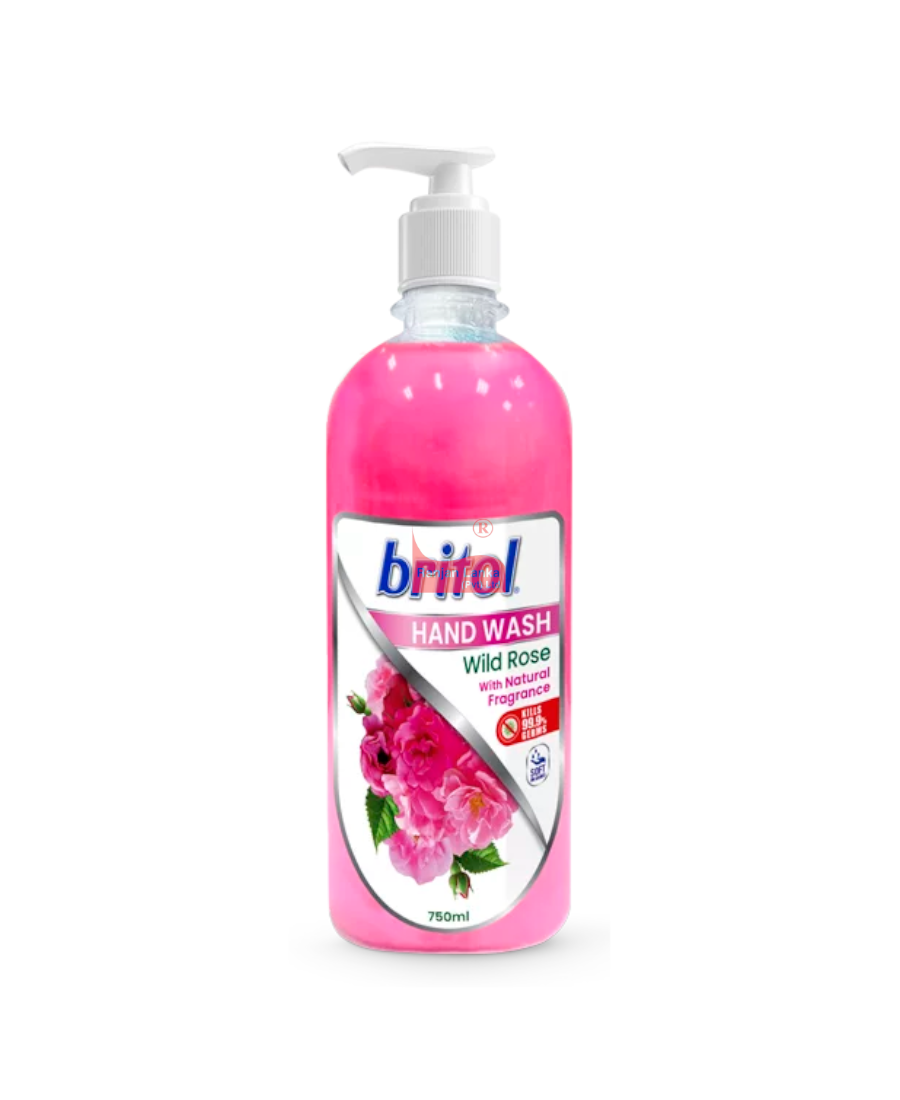 BRITOL WILD ROSE 750ML (HAND WASH)