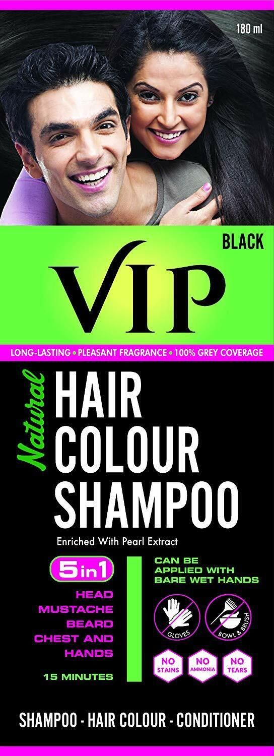 VIP HAIR COLOUR SHAMPOO 180ML