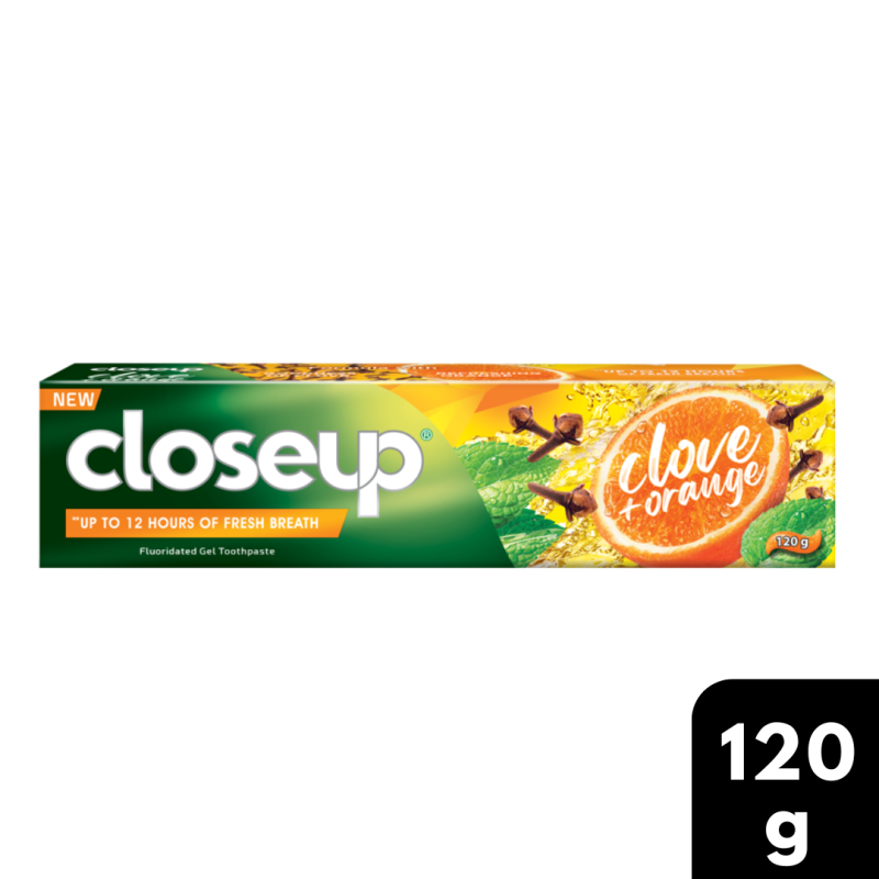 CLOSEUP CLOVE PLUS ORANGE 120G