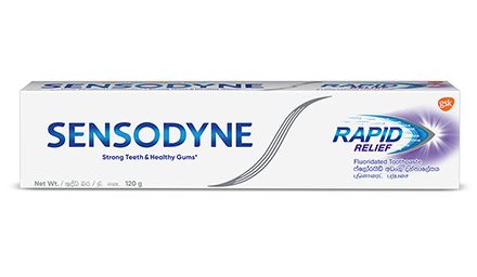 GSK SENSODYNE RAPID RELIRF 120G (FLOURIDATED TOOTHPASTE)