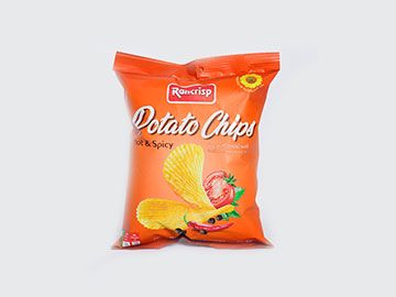 RANCRISP POTATO CHIPS HOT & SPICY 60G (PAC)