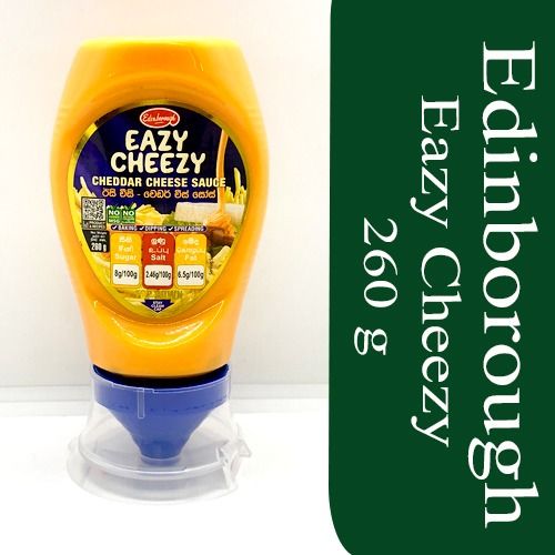 EDINBOROUGH EAZY CHEEZY CHEDDAR 280G (TOP DOWN  CHEESE SAUCE BOTTLE)