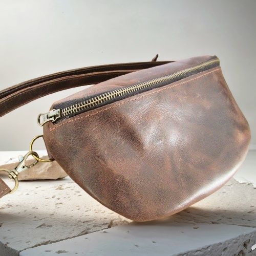 Allure Brown Moon Bag