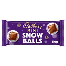 Cadbury Mini Snowballs Chocolate Bar