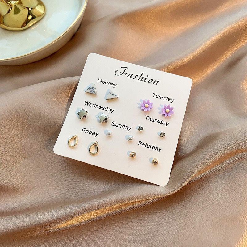 Monday to Sundays earring sets 