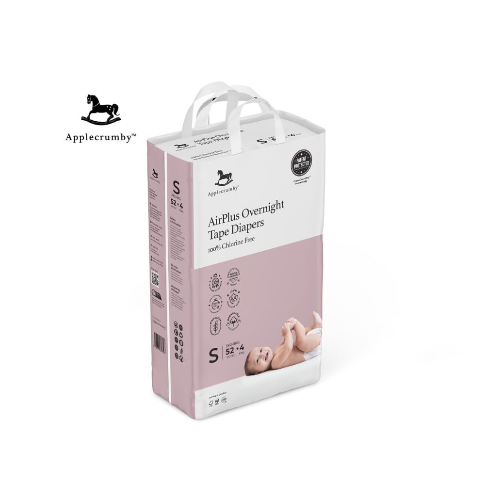 Applecrumby® Airplus Overnight Tape Night Diapers