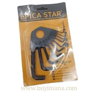 ALLEN KEYS SET L-SHAPED 10pcs, EP-50667, Epica Star