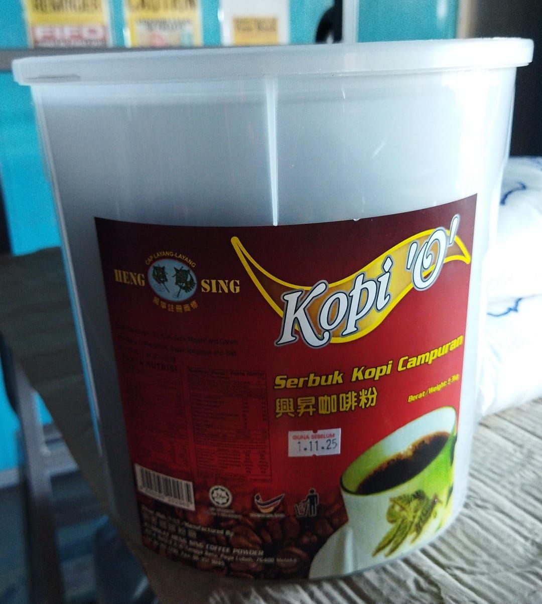 Serbuk Kopi Kasar Heng Sing 3kg