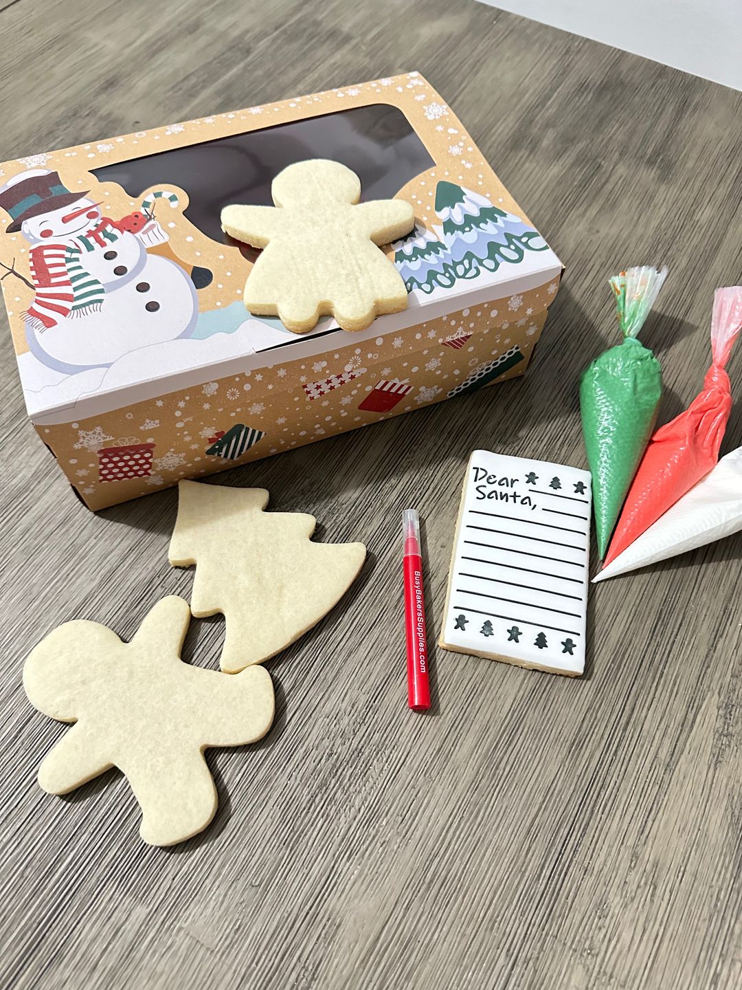 Santa Cookie Box