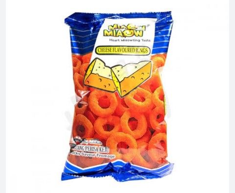 Miaow Miaow Flavoured Cheese Rings 60g Pouch