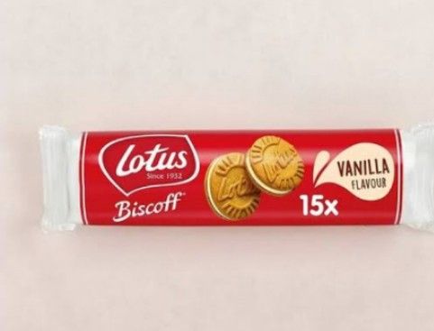 Lotus Biscoff Vanilla 15x150g Packet