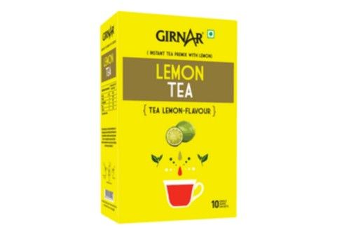 Girnar Instant Premix Lemon Tea 10 Sachets Box