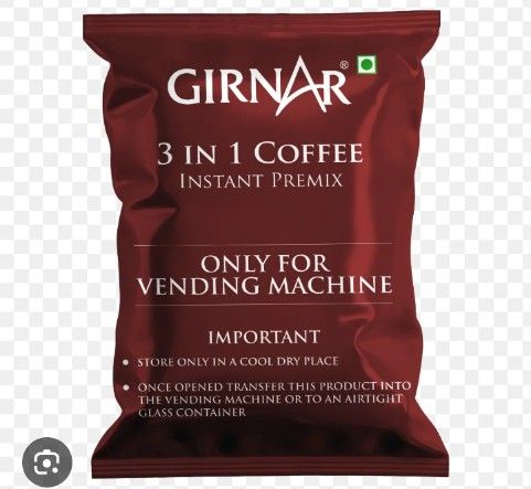 Girnar Instant Coffee Premix Coffee 3 In 1 1Kg Vending Machine Pouch