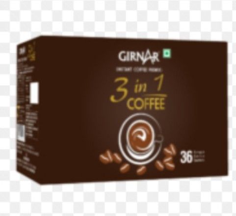 Girnar Instant Coffee Premix Coffee 3 In 1 36 Sachets Box