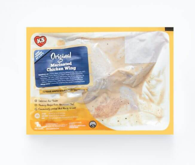 Frozen KS Original Marinated Chicken Wing – 500g