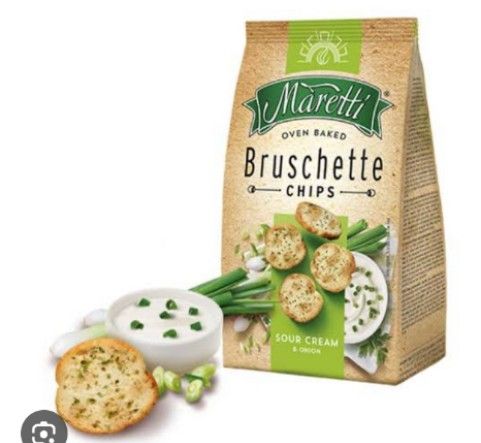 Maretti Bruschette Chips Sour Cream & Onion 70g Pouch