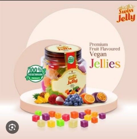 Swiss Jelly Bare Cubes 4g-(Jar-200g) Asrt-80pcs