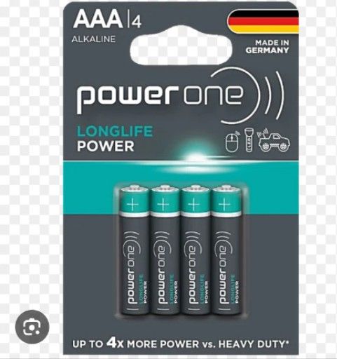 PowerOne Battery LongLife Power AAA 4 Nos