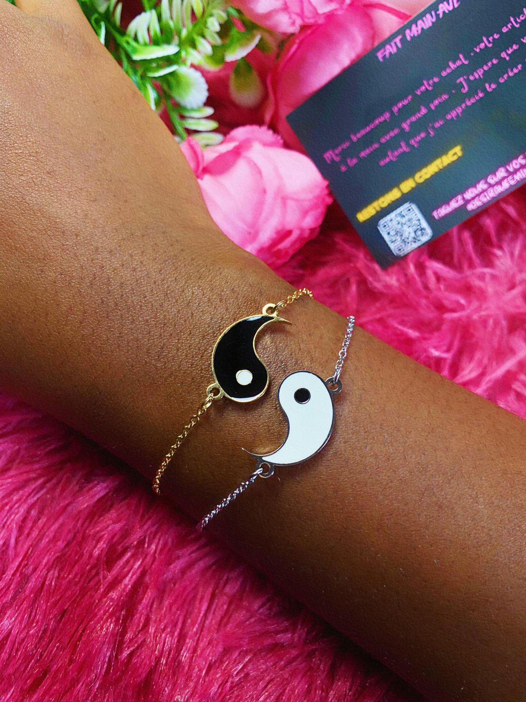  bracelets Yin Yang 