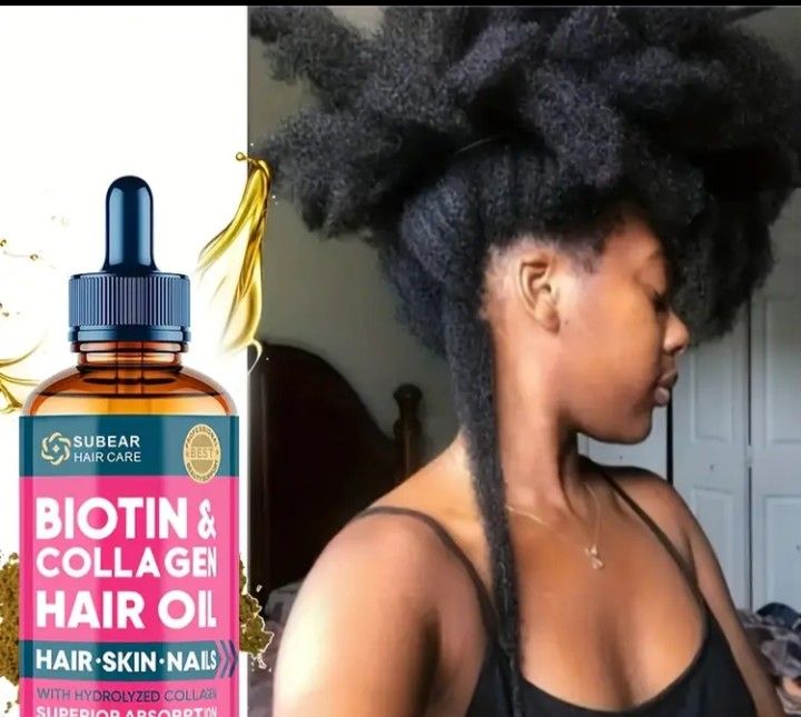 Biotin and collagen hair oil . Ideal for all hair types 