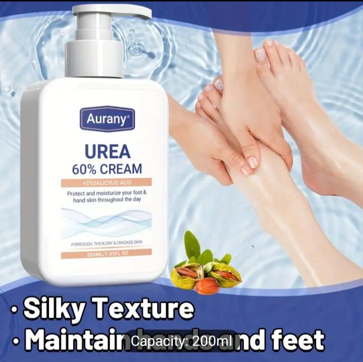 Urea and salicylic acid cream for dry cracked heal and dry skin