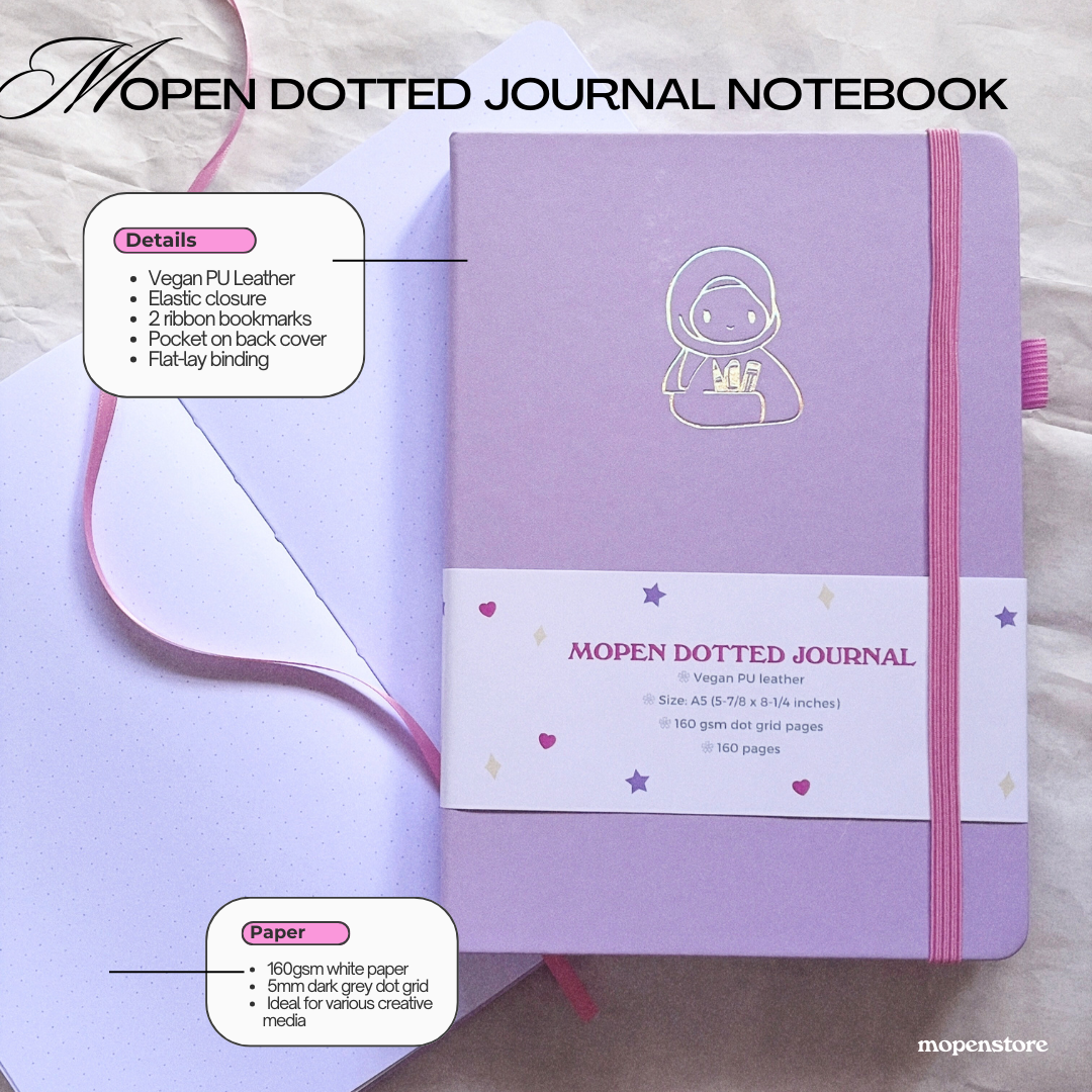 MOPEN Dotted Journal Notebook