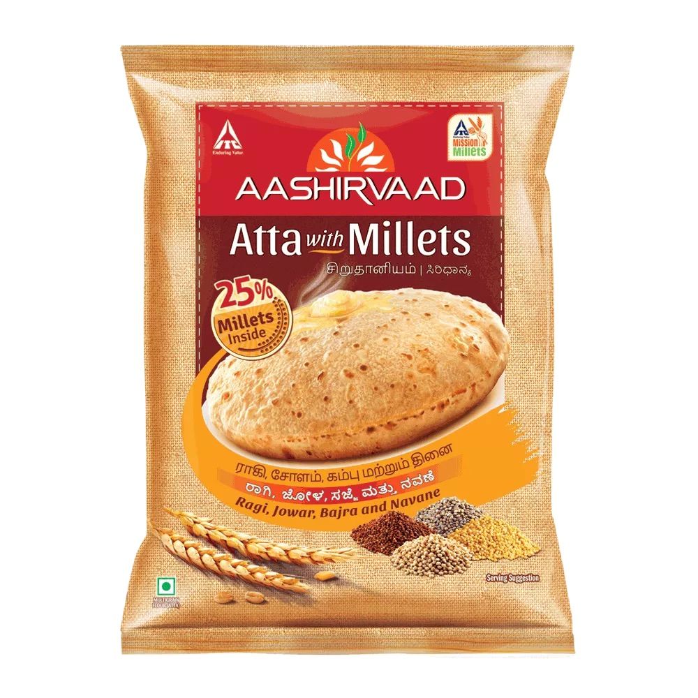 Aashirvaad Atta with Millets 2kg