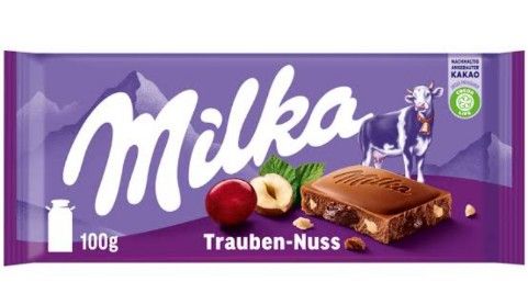 Milka Raisins & Nuts Chocolate 100g Bar