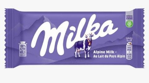 Milka Alpine Milk Chocolate 100g Bar