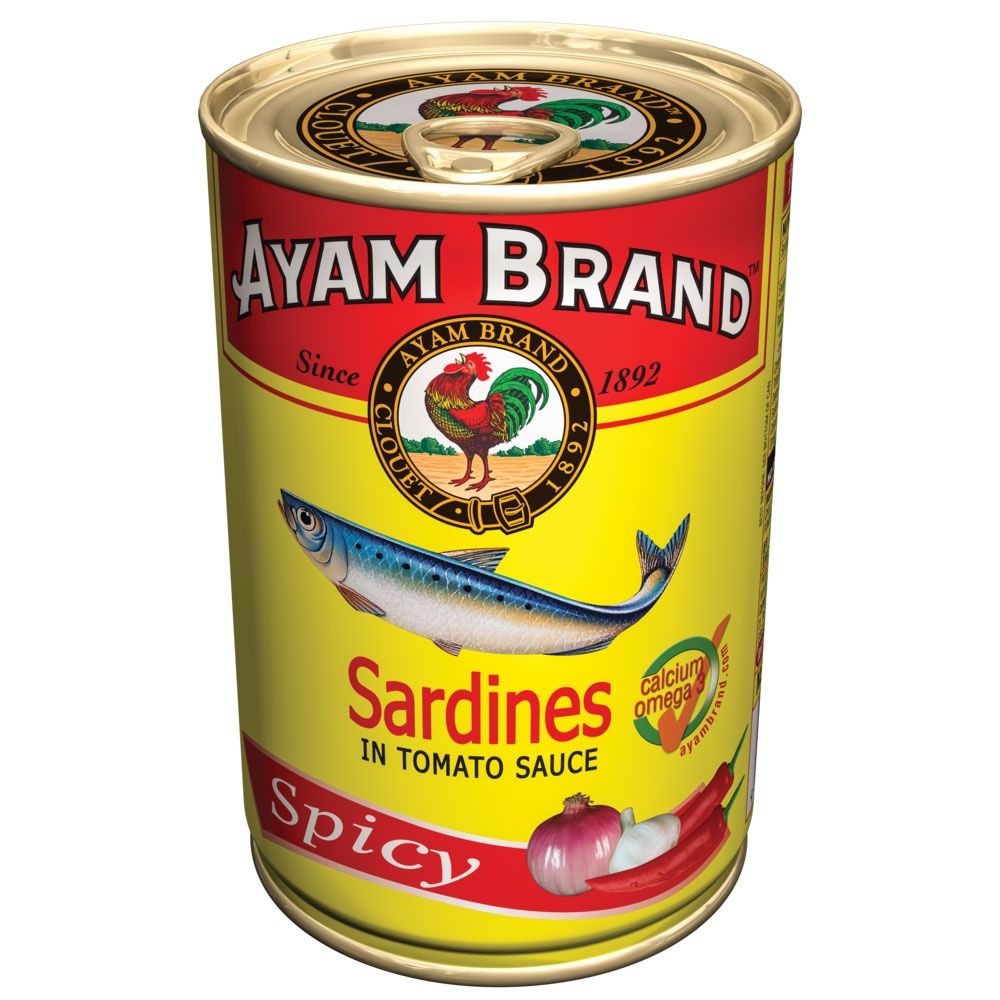 Ayam Brand Sardines in Spicy Tomato Sauce 425g