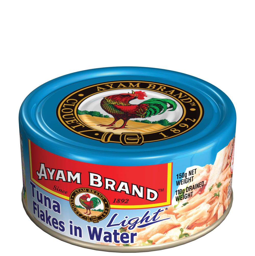 Ayam Brand Tuna Flakes in Water Light 150g