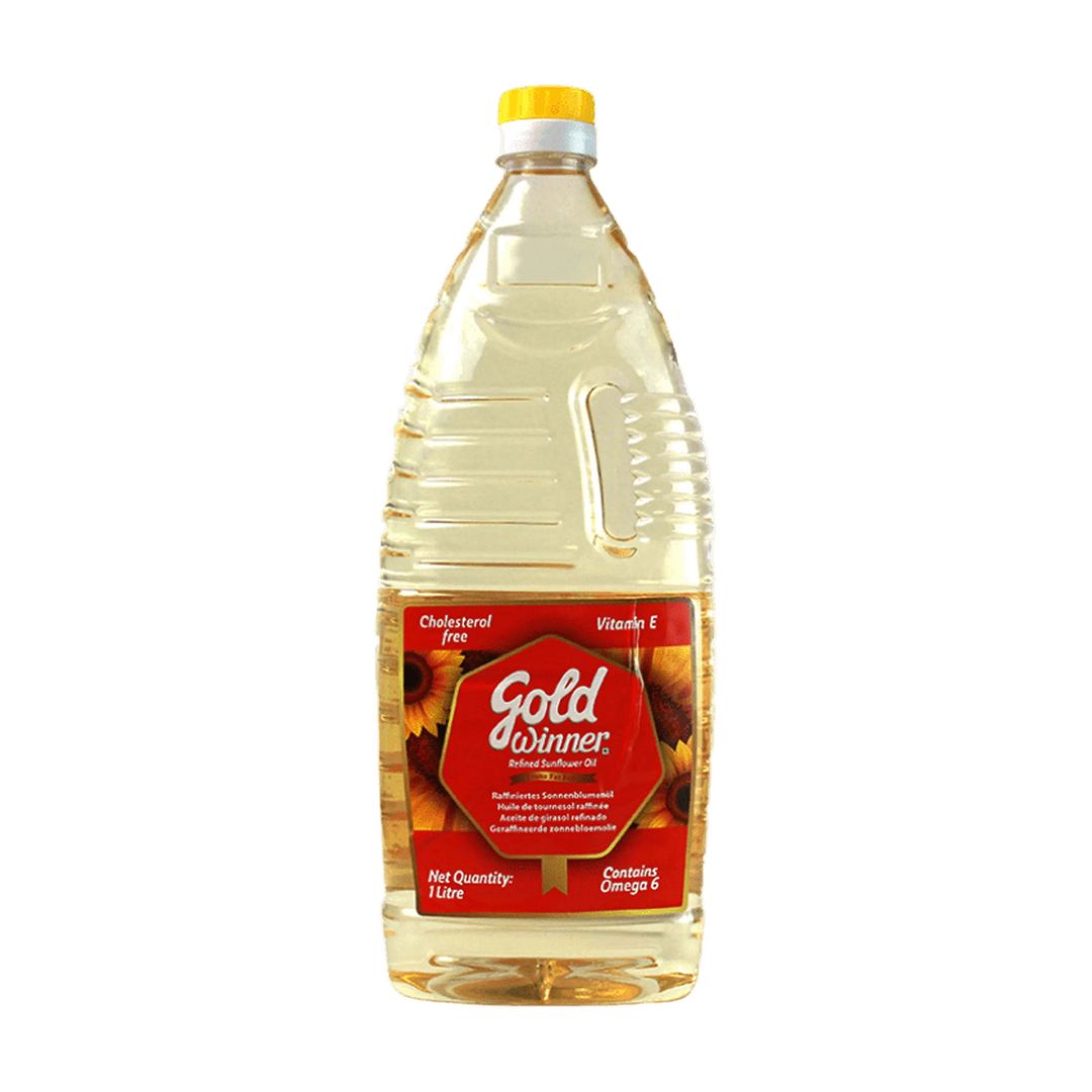 Gold Winner Refined Sunflower Oil 1L