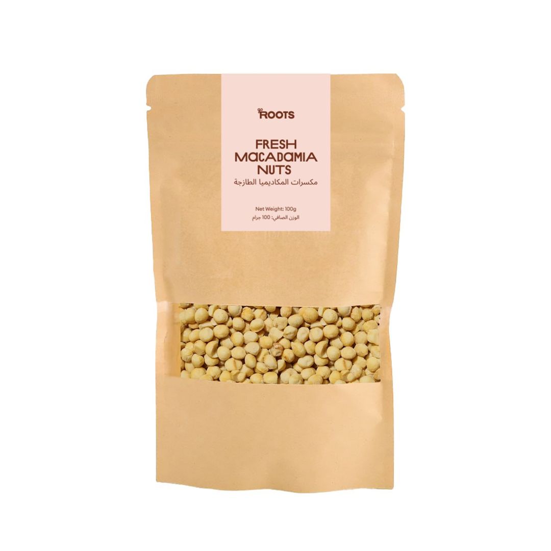 Roots Fresh Macadamia Nuts 100g