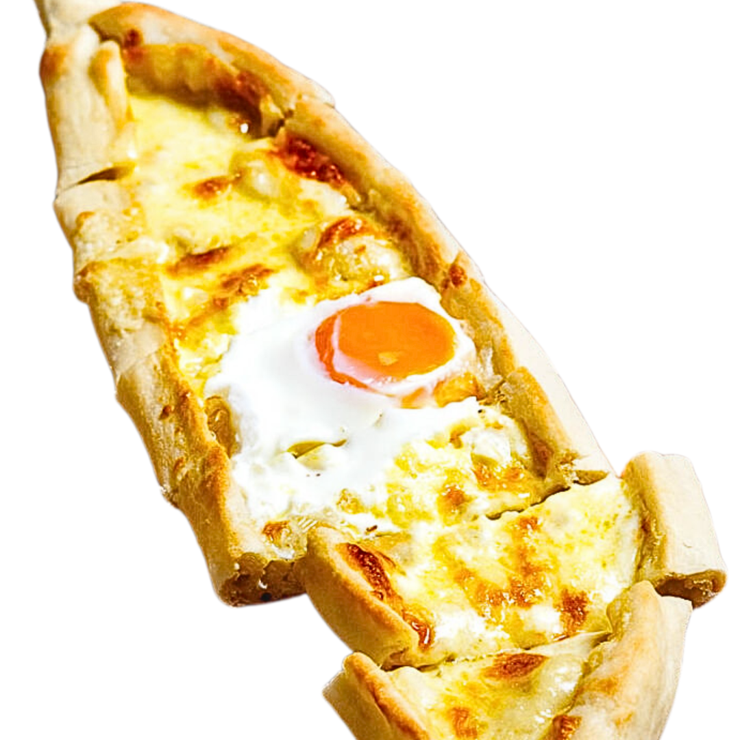 Egg cheese pide